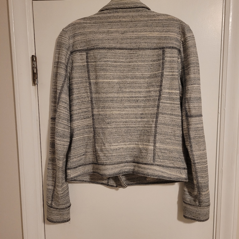 Anthropologie Asymetric Gray Moto Jacket - Picture 4 of 4
